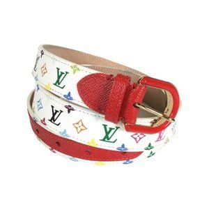 Multicolour Louis Vuitton Belt | 100% Authenticity Guarantee